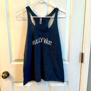 Fully Vaxt Women's blue tank top, size Medium. Phish inspired.